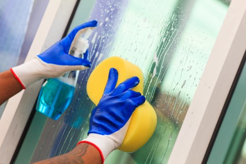 Surface cleaning for a terrace or courtyard in Marylebone