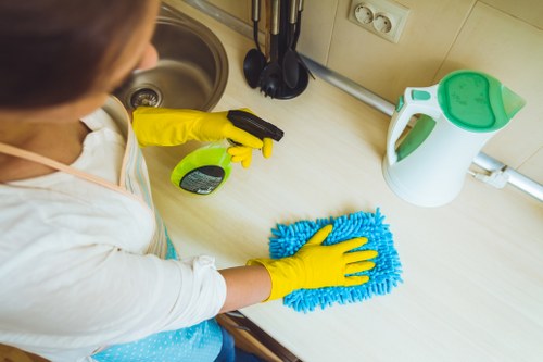 Local communal area cleaning service in a Marylebone apartment block