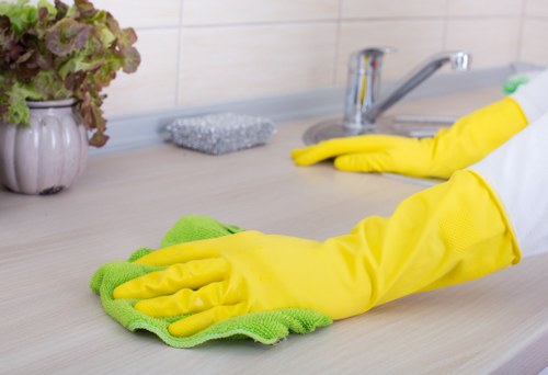 Upholstery deep cleaning equipment used on a sofa in Marylebone