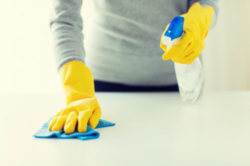 Professional mattress cleaning service in a Marylebone bedroom