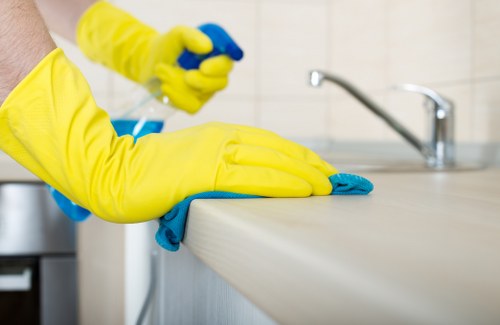 Office washroom cleaning in a Marylebone commercial property