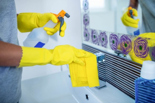 Cleaning a Marylebone apartment after building work