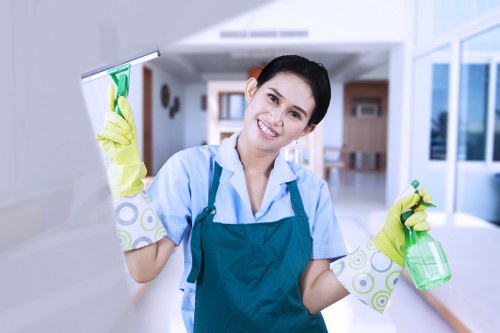 Regular commercial cleaning in a Marylebone office setting