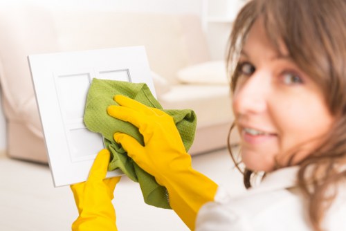 Post-construction cleaning for a commercial property in Marylebone