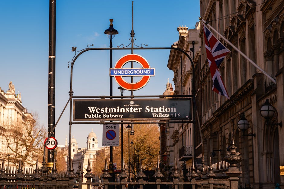 Exterior view of a blue-painted building on Kingly Street in Westminster, London, featuring a black sign with illuminated letters spelling 'THE COURT' surrounded by lush purple wisteria flowers. The b